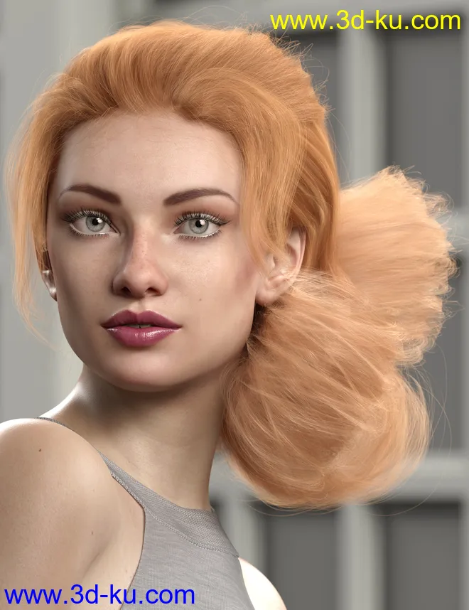 Texture Expansion for Low Updo Hair模型的图片1