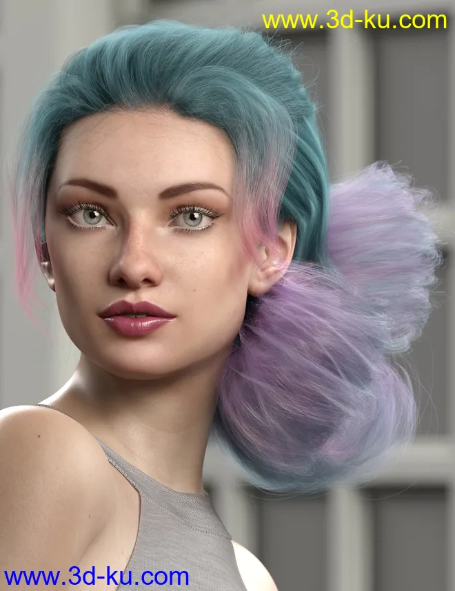 Texture Expansion for Low Updo Hair模型的图片6