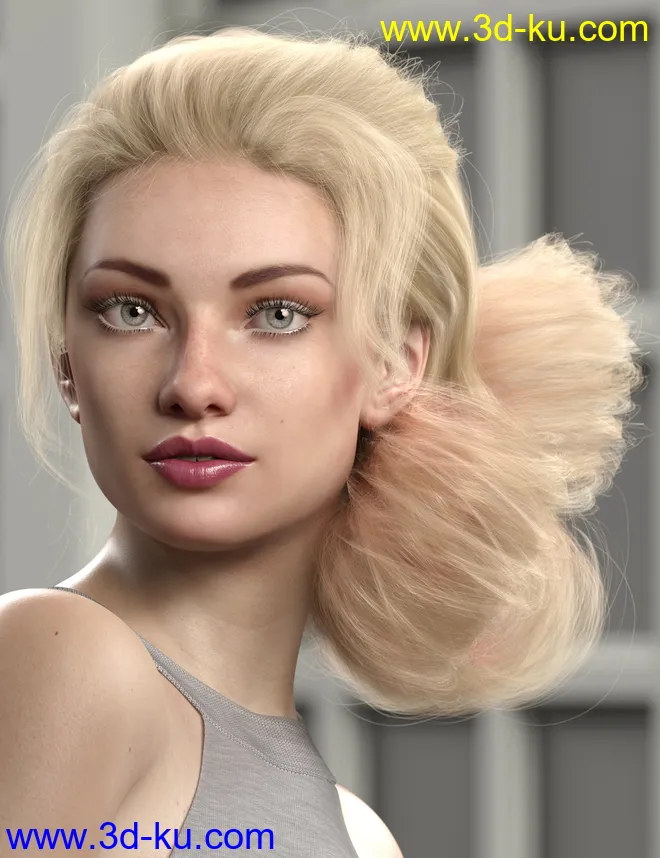 Texture Expansion for Low Updo Hair模型的图片9