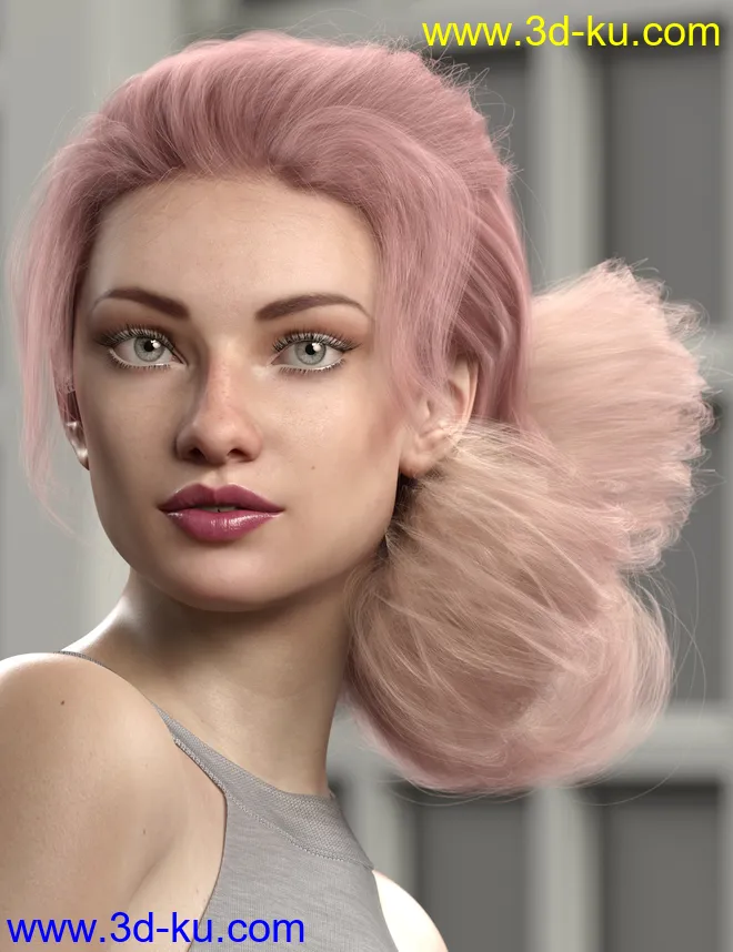 Texture Expansion for Low Updo Hair模型的图片10