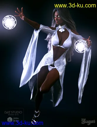 3D打印模型The Arcanist Props and Poses for Victoria 8 and Genesis 8 Female的图片