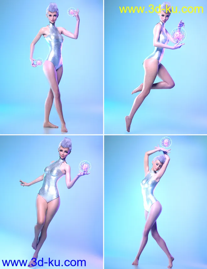 The Arcanist Props and Poses for Victoria 8 and Genesis 8 Female模型的图片3