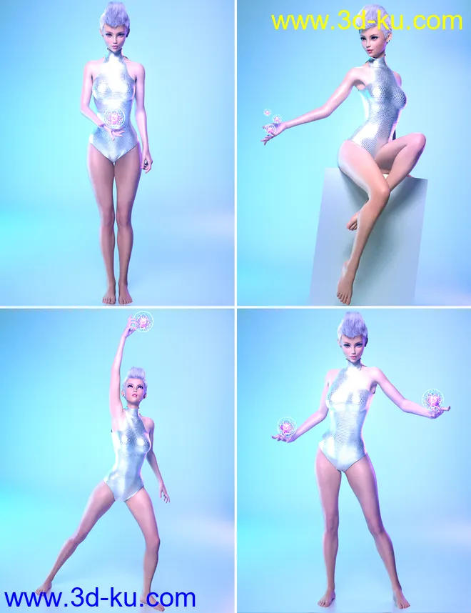 The Arcanist Props and Poses for Victoria 8 and Genesis 8 Female模型的图片4