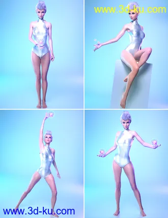 3D打印模型The Arcanist Props and Poses for Victoria 8 and Genesis 8 Female的图片