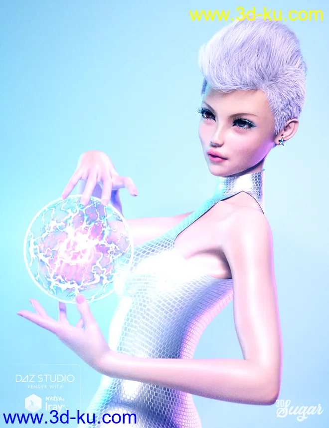 The Arcanist Props and Poses for Victoria 8 and Genesis 8 Female模型的图片5