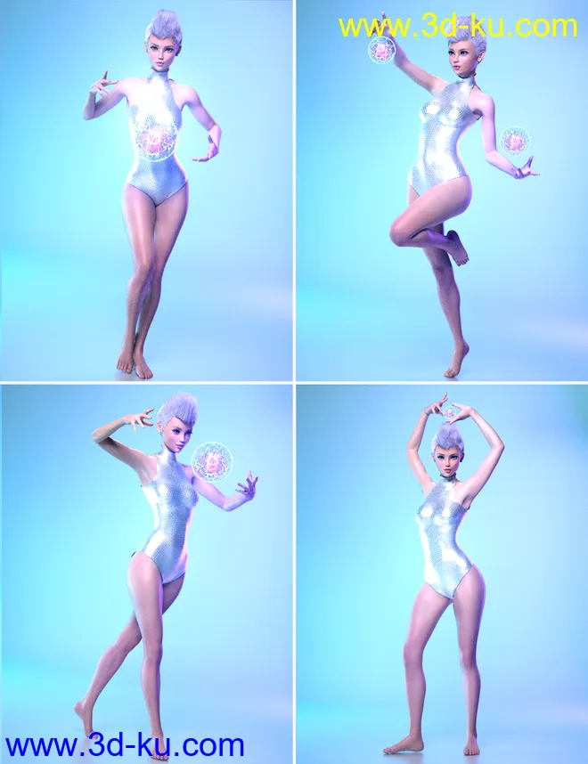 The Arcanist Props and Poses for Victoria 8 and Genesis 8 Female模型的图片7