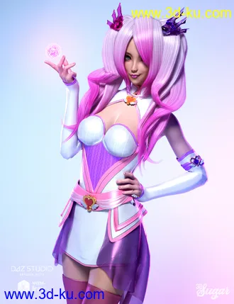 3D打印模型The Arcanist Props and Poses for Victoria 8 and Genesis 8 Female的图片