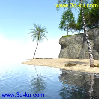 3D打印模型The Beach的图片