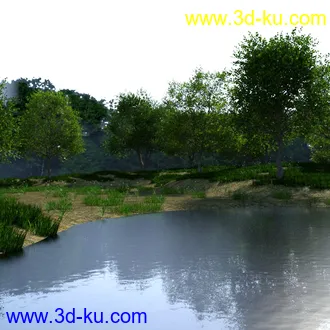 3D打印模型The Beautiful Lake的图片
