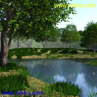 3D打印模型The Beautiful Lake的图片