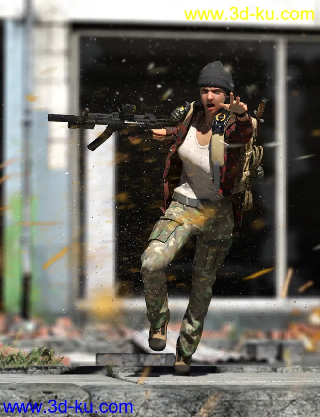 The Divide Outfit and Props for Genesis 8 Female(s)模型的图片1