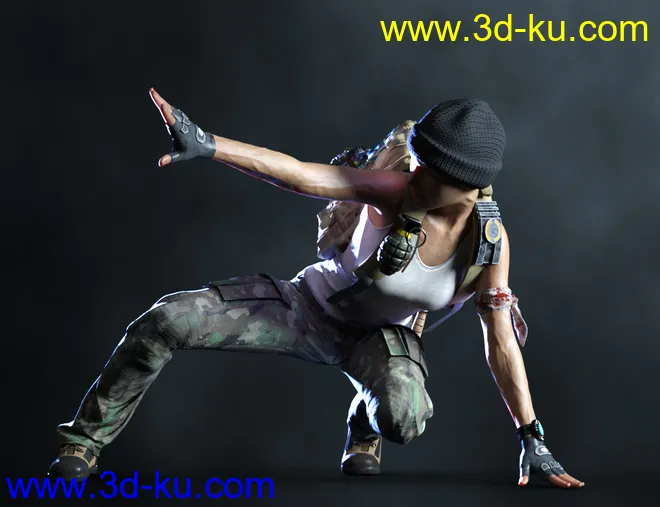 The Divide Outfit and Props for Genesis 8 Female(s)模型的图片5