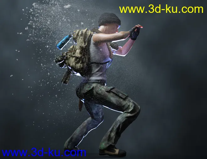 The Divide Outfit and Props for Genesis 8 Female(s)模型的图片6