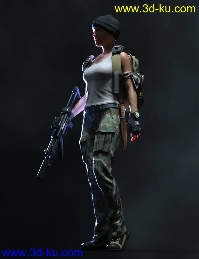 The Divide Outfit and Props for Genesis 8 Female(s)模型的图片7