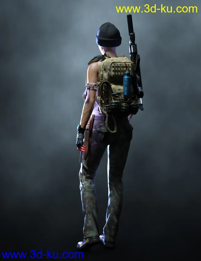 The Divide Outfit and Props for Genesis 8 Female(s)模型的图片8