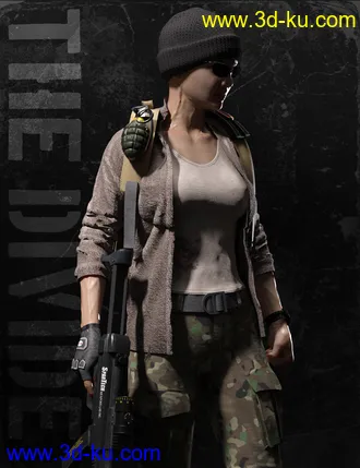 3D打印模型The Divide Outfit and Props for Genesis 8 Female(s)的图片