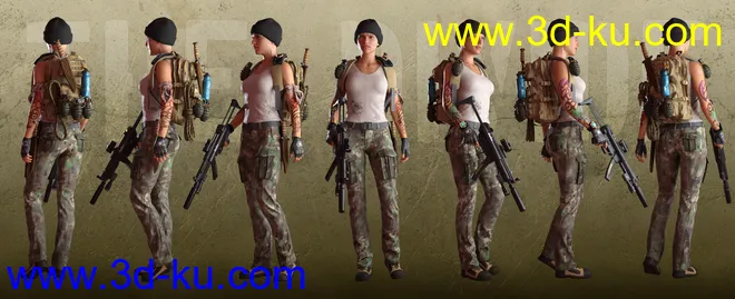 The Divide Outfit and Props for Genesis 8 Female(s)模型的图片13