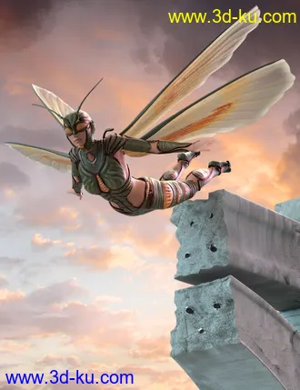 3D打印模型The Ledge - Poses and Props for Genesis 8 Female的图片