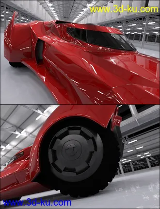 3D打印模型The Super Hero's Car的图片