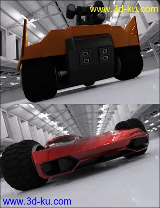 3D打印模型The Super Hero's Car的图片