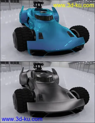 3D打印模型The Super Hero's Car的图片