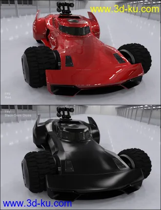 3D打印模型The Super Hero's Car的图片