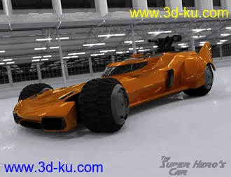3D打印模型The Super Hero's Car的图片