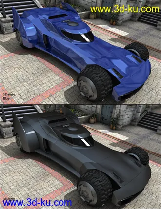 3D打印模型The Super Hero's Car的图片
