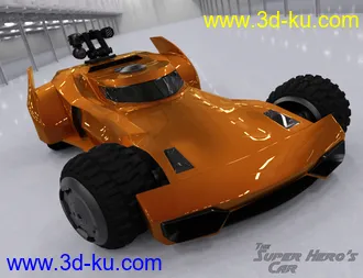 3D打印模型The Super Hero's Car的图片