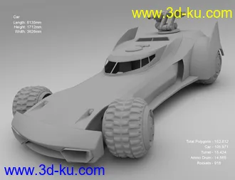 3D打印模型The Super Hero's Car的图片