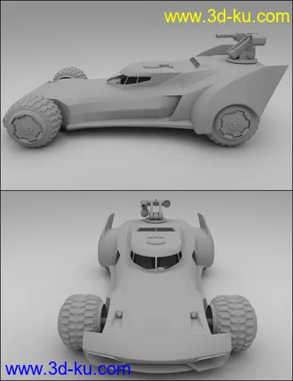 3D打印模型The Super Hero's Car的图片