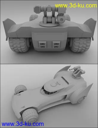 3D打印模型The Super Hero's Car的图片