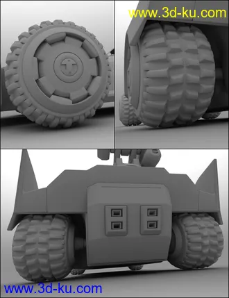 3D打印模型The Super Hero's Car的图片