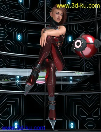 3D打印模型These Boots Poses for Genesis 8 Female的图片