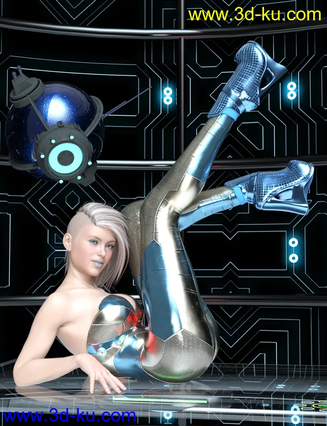 These Boots Poses for Genesis 8 Female模型的图片2