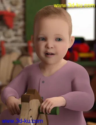 3D打印模型Toddler Twins For Genesis 8的图片