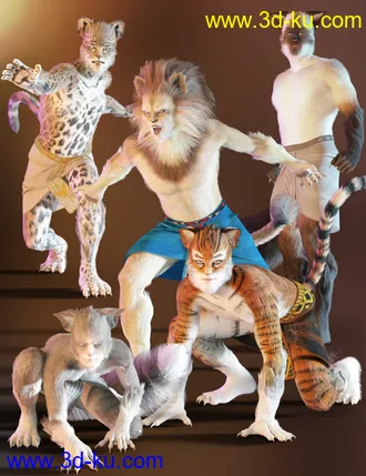 3D打印模型Tomcat For Genesis 8 Male的图片