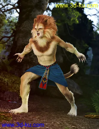 3D打印模型Tomcat For Genesis 8 Male的图片