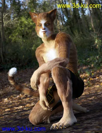 3D打印模型Tomcat For Genesis 8 Male的图片