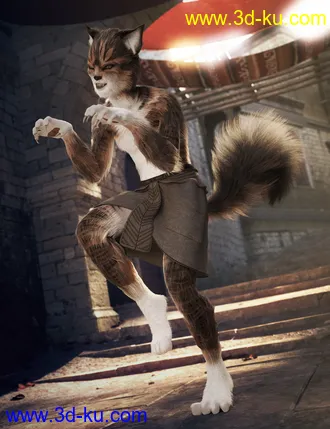 3D打印模型Tomcat For Genesis 8 Male的图片