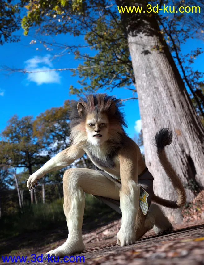 Tomcat For Genesis 8 Male模型的图片6