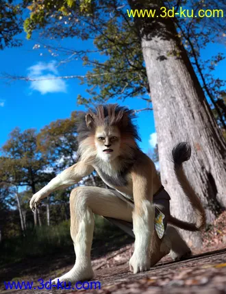 3D打印模型Tomcat For Genesis 8 Male的图片