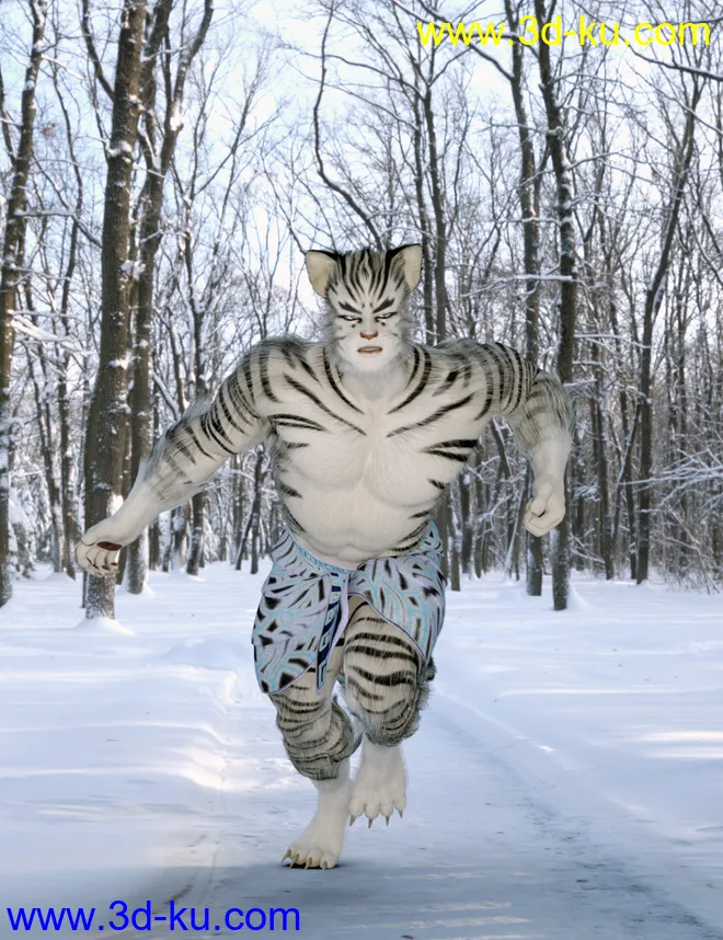 Tomcat For Genesis 8 Male模型的图片7