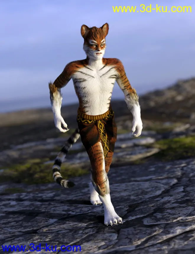 Tomcat For Genesis 8 Male模型的图片11