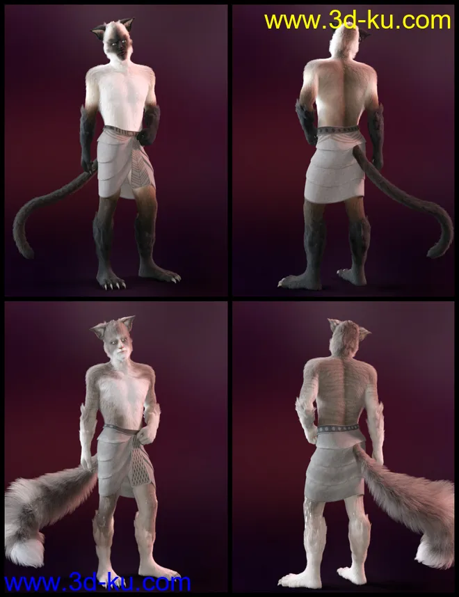 Tomcat For Genesis 8 Male模型的图片12