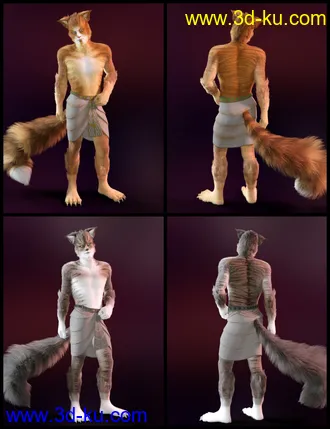 3D打印模型Tomcat For Genesis 8 Male的图片