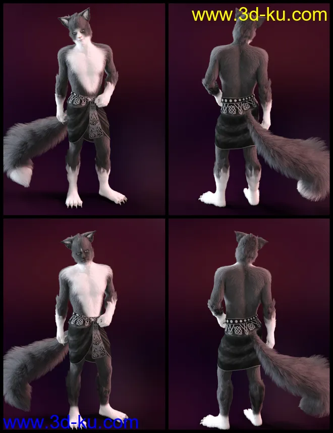 Tomcat For Genesis 8 Male模型的图片14