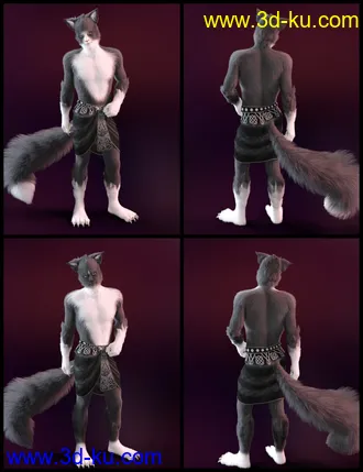 3D打印模型Tomcat For Genesis 8 Male的图片