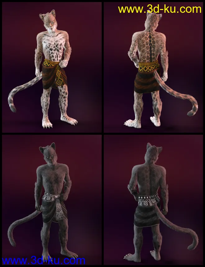 Tomcat For Genesis 8 Male模型的图片15