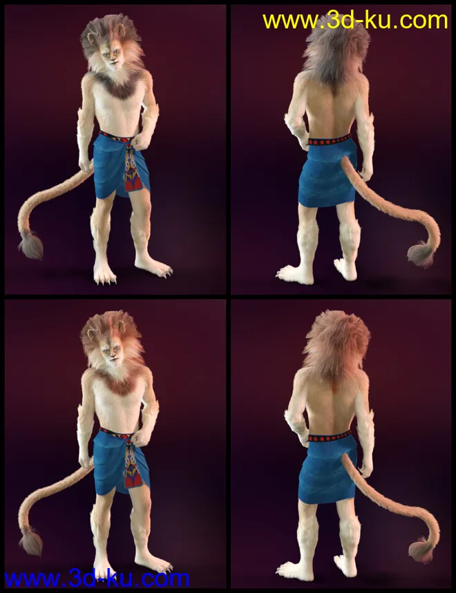 Tomcat For Genesis 8 Male模型的图片16